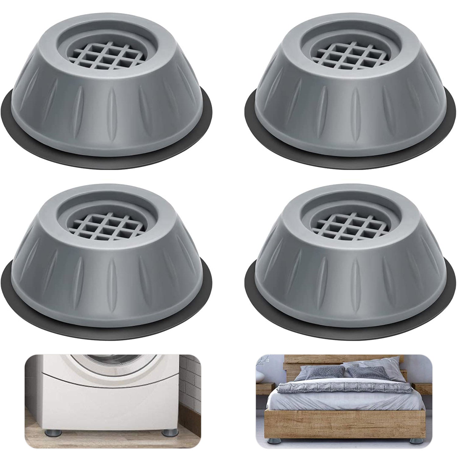 4Pcs 9cm Anti Vibration Washer Feet Pad Washing Machine Feet Pads Noise Canceling Washing Machine Feet Support 4Pcs 9cm Anti Vibration Washer Feet Pad Washing Machine Feet Pads Noise Canceling Washing Machine Feet Support